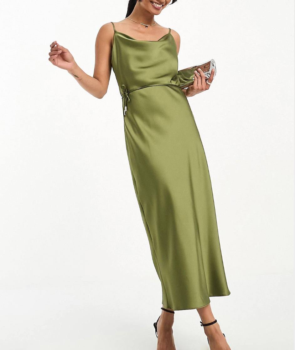 Rochie slip din satin