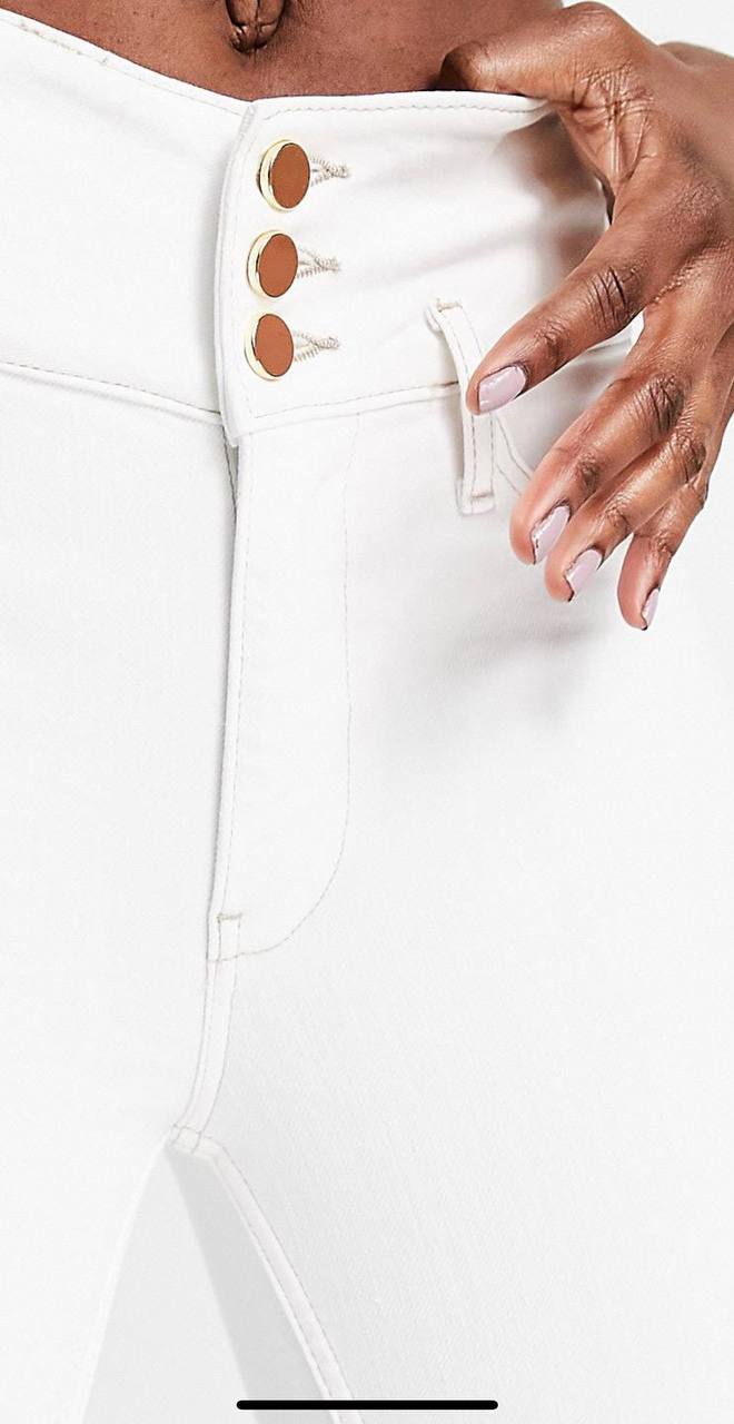 Jeans skinny cu talie inalta