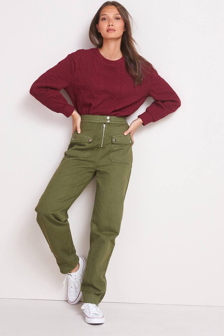 Jeans baggy khaki