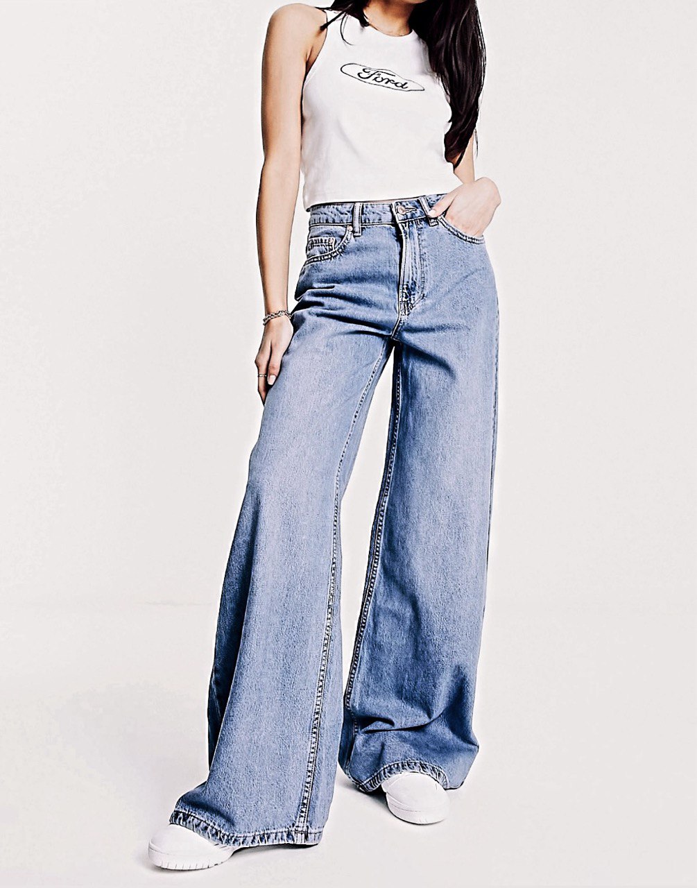 Jeans wide leg