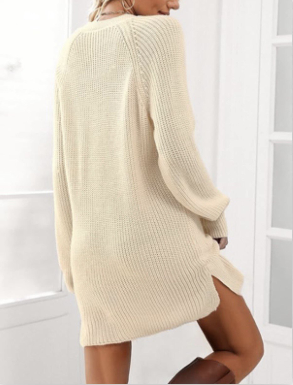 Rochie mini tricotata