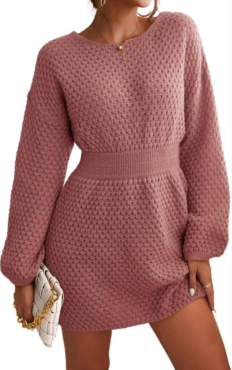 Rochie mini tricotata