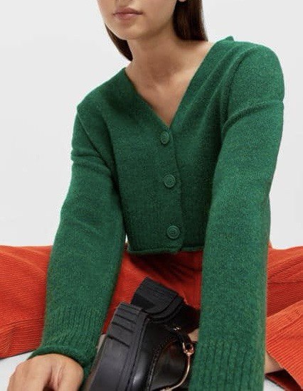 Cardigan crop