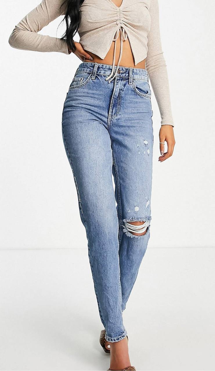Jeans mom fit