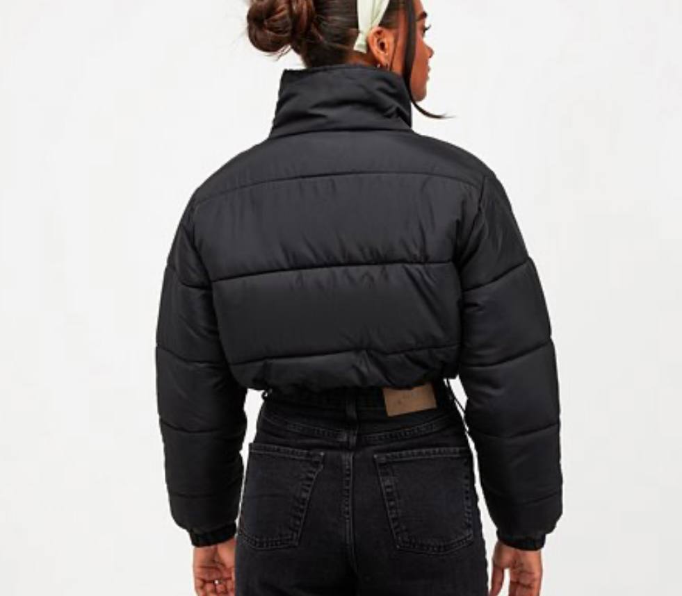 Geaca puffer crop