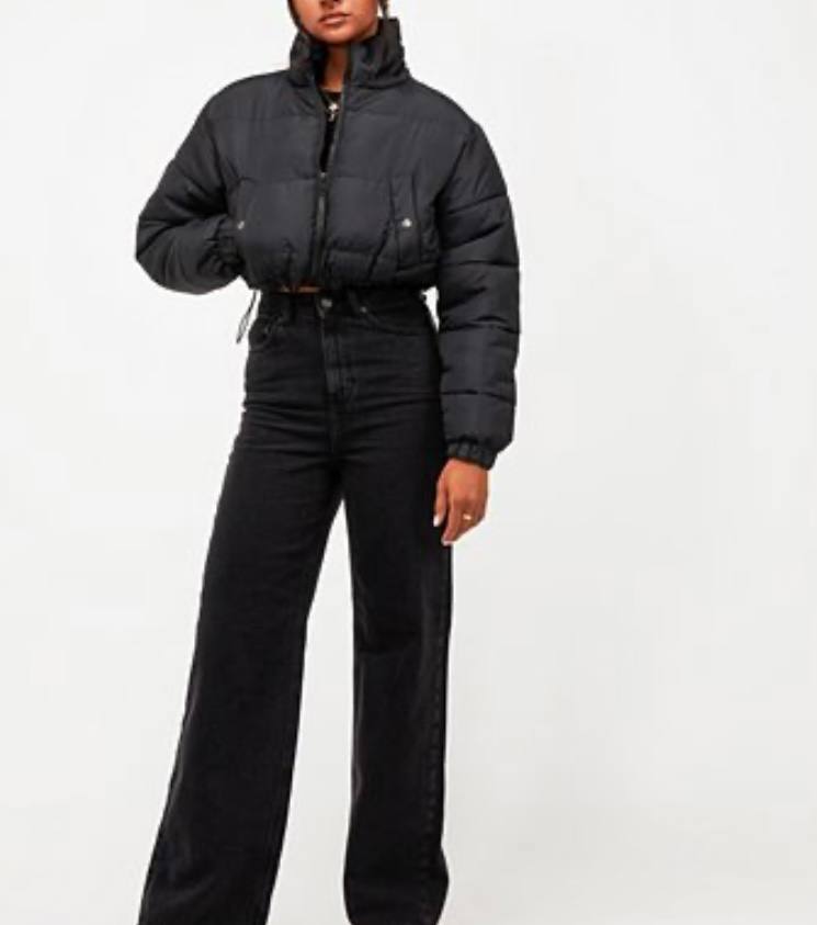 Geaca puffer crop