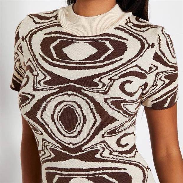 Rochie mini tricotata